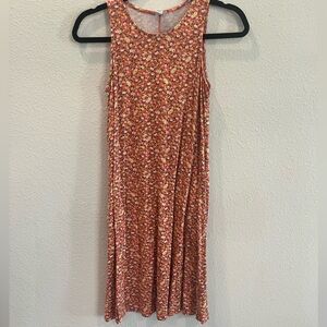 Old Navy Floral Midi Dress - Pink and Yellow